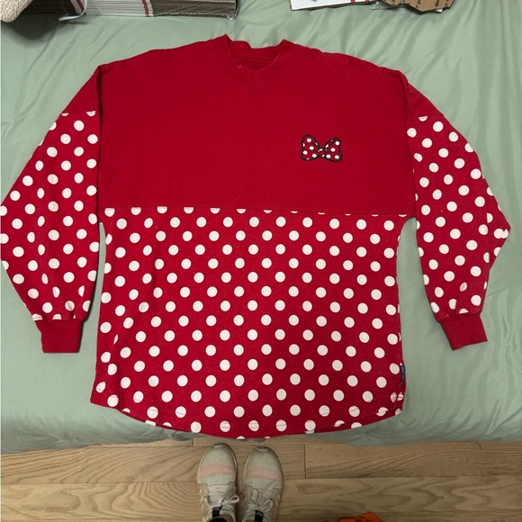 Disney Red and White Polka Dot Jersey - Picture 2 of 4